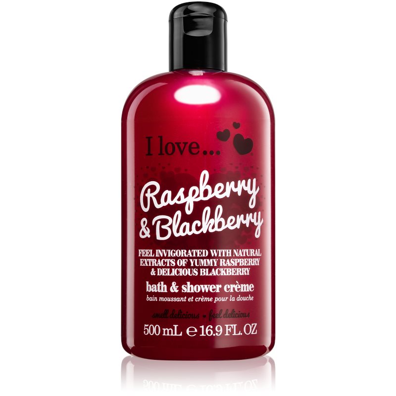 I Love Raspberry & Blackberry tusoló és fürdő krém 500 ml-Eredeti