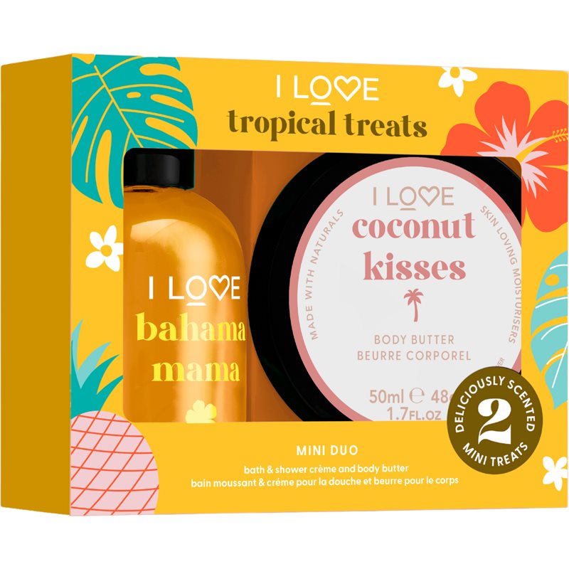 I Love Tropical Treats ajándékszett testre