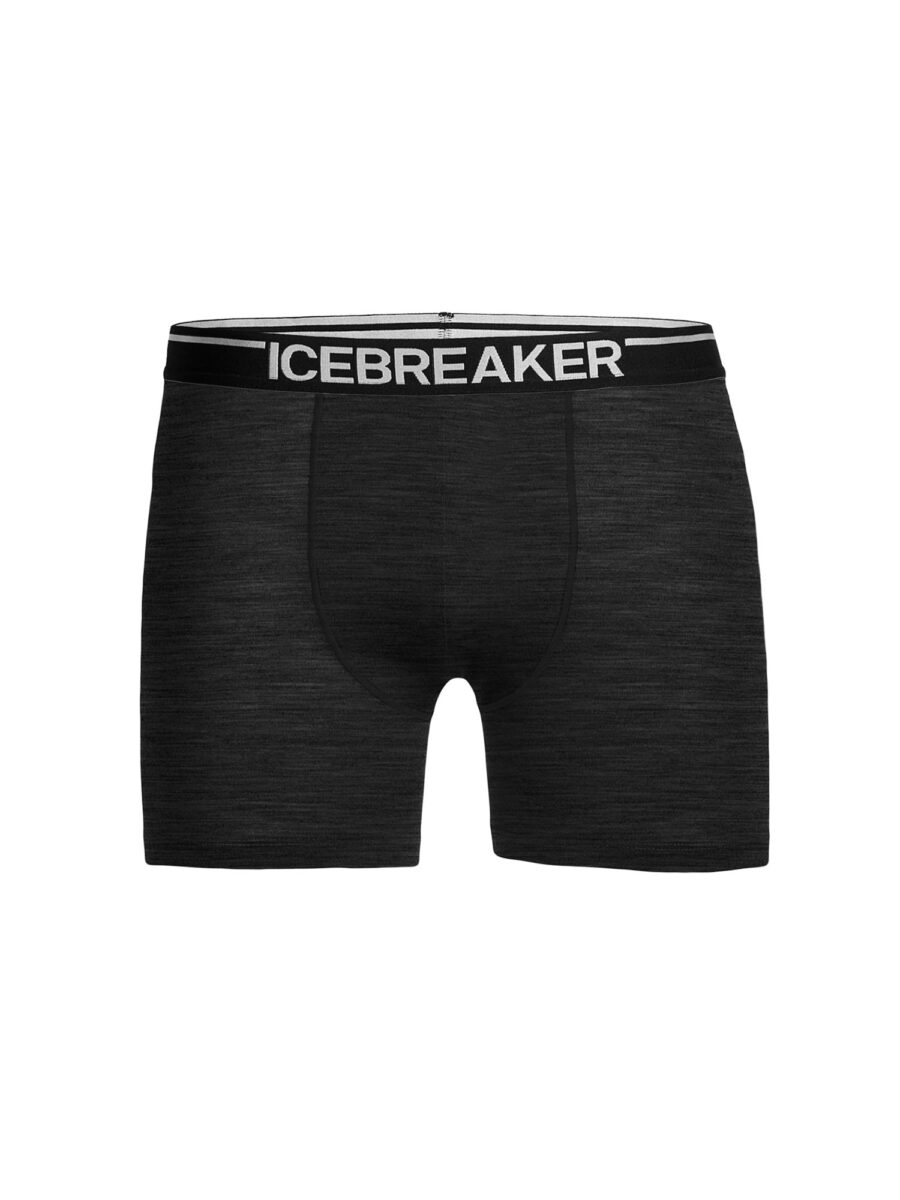 ICEBREAKER Boxeralsók 'Anatomica'  fekete / fekete melír / fehér-hu