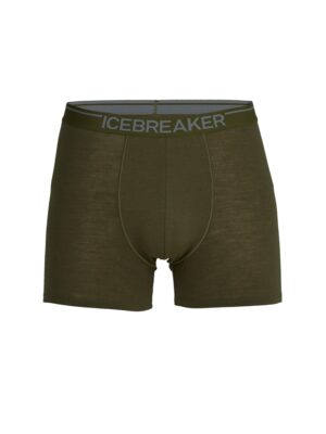 ICEBREAKER Boxeralsók 'Anatomica'  szürke / olíva-hu