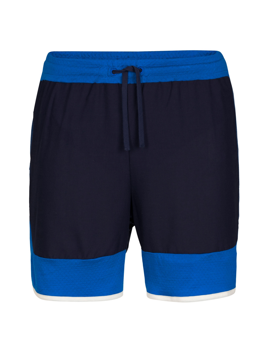 ICEBREAKER Sportnadrágok 'M ZoneKnit Shorts'  kék / fekete-Hungary