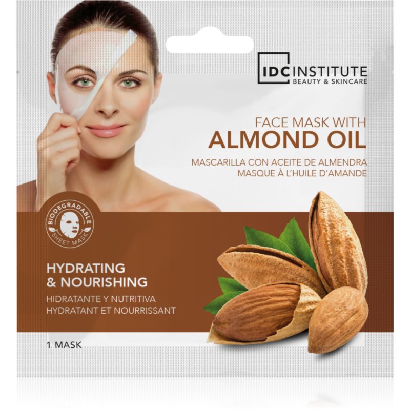 IDC Institute Almond Oil egyszer használatos fátyolmaszk arcra 1 db-Ár