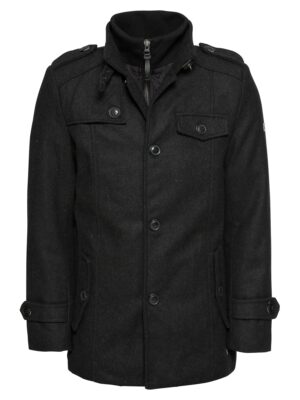 INDICODE JEANS Átmeneti dzseki 'Brendan'  szürke