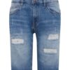 INDICODE JEANS Farmer 'Kaden Holes'  kék farmer