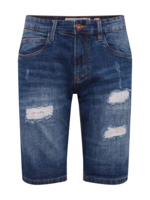 INDICODE JEANS Farmer 'Kaden Holes'  kék farmer