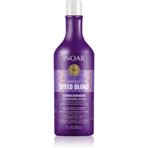 INOAR Absolut Speed Blond kondicionáló szőke hajra semlegesíti a sárgás tónusokat 1000 ml-ár