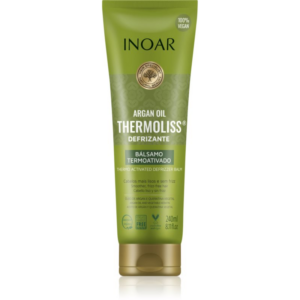INOAR Argan Oil System Thermoliss kisimító balzsam hajra hővédelemmel 240 ml-ár