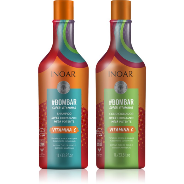 INOAR #Bombar Super Line Super Vitaminas szett hajra C-vitaminnal 2x1000 ml-ár