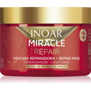 INOAR Miracle Repair regeneráló maszk száraz és sérült hajra 250 g-ár