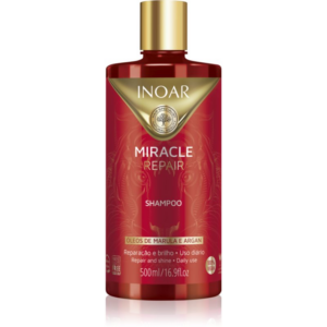 INOAR Miracle Repair regeneráló sampon a gyenge és sérült hajra 500 ml-ár