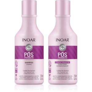 INOAR Pos Progress szett hajra po keratinovém narovnání a nanoplastice 2x250 ml-ár