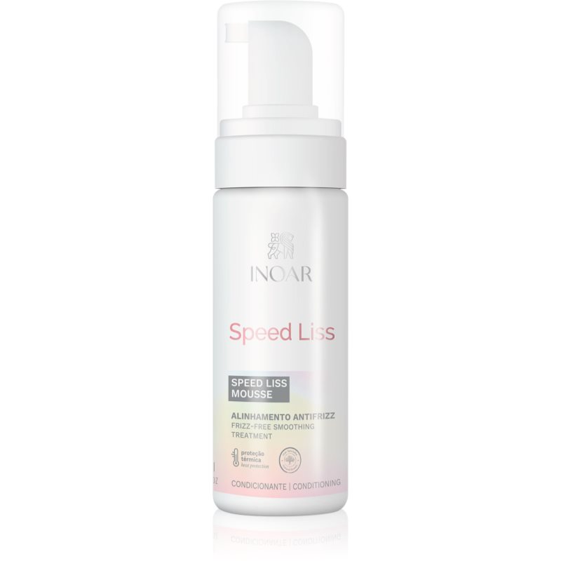 INOAR Speed Liss hajhab a száraz és kezelhetetlen haj egyenesítésére és táplálására 150 ml-ár