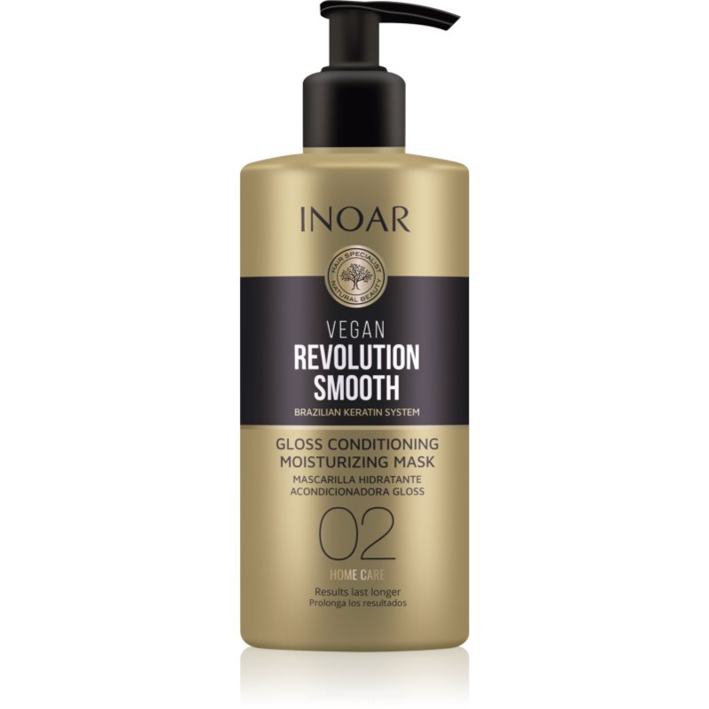 INOAR Vegan Revolution Smooth hidratáló kisimító maszk hajra 350 ml-ár