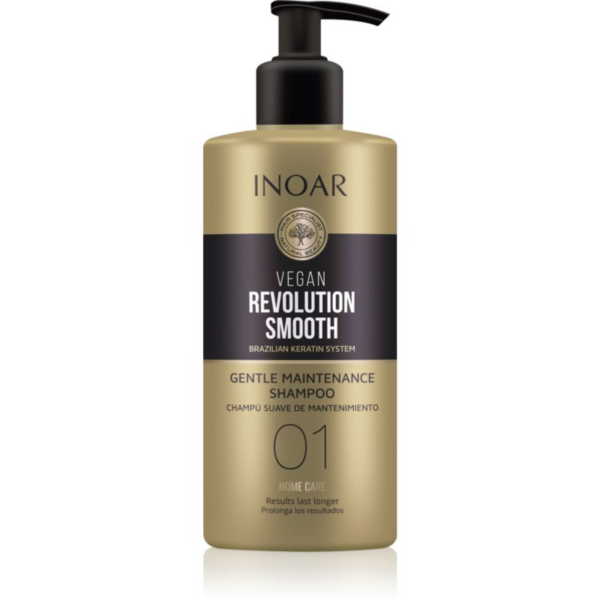 INOAR Vegan Revolution Smooth kisimító sampon hajra száraz és rakoncátlan hajra 350 ml-ár