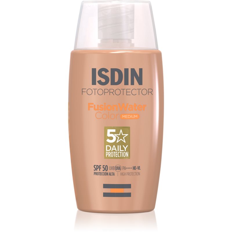 ISDIN Fotoprotector FusionWater védő és tonizáló folyadék arcra SPF 50 50 ml-Ár