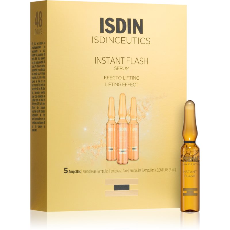 ISDIN Isdinceutics Instant Flash feszesítő szérum lifting hatással 5x2 ml-Ár