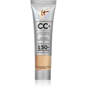IT Cosmetics Your Skin But Better CC+ Mini fedő hatású alapozó SPF 50+ árnyalat Medium 12 ml