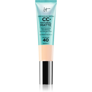 IT Cosmetics Your Skin But Better CC+ Natural Matte mattító alapozó SPF 40 hölgyeknek Fair Beige 32 ml