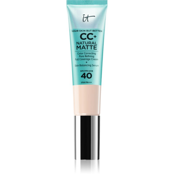 IT Cosmetics Your Skin But Better CC+ Natural Matte mattító alapozó SPF 40 hölgyeknek Fair Porcelain 32 ml