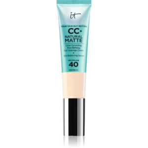 IT Cosmetics Your Skin But Better CC+ Natural Matte mattító alapozó SPF 40 hölgyeknek Fair Warm 32 ml