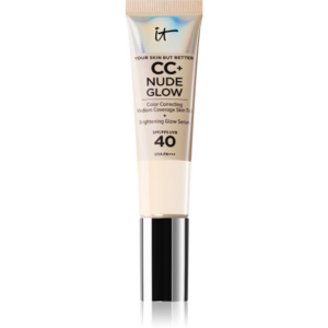 IT Cosmetics Your Skin But Better CC + Nude Glow üde hatást keltő alapozó SPF 40 árnyalat Fair Porcelain 32 ml