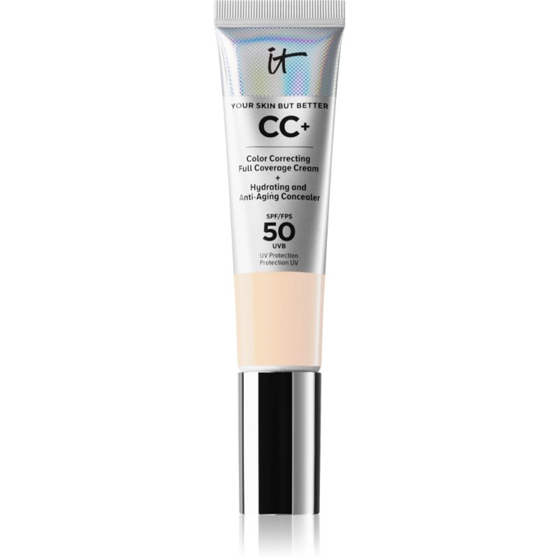 IT Cosmetics Your Skin But Better CC+ fedő hatású alapozó SPF 50+ hölgyeknek Fair Light 32 ml