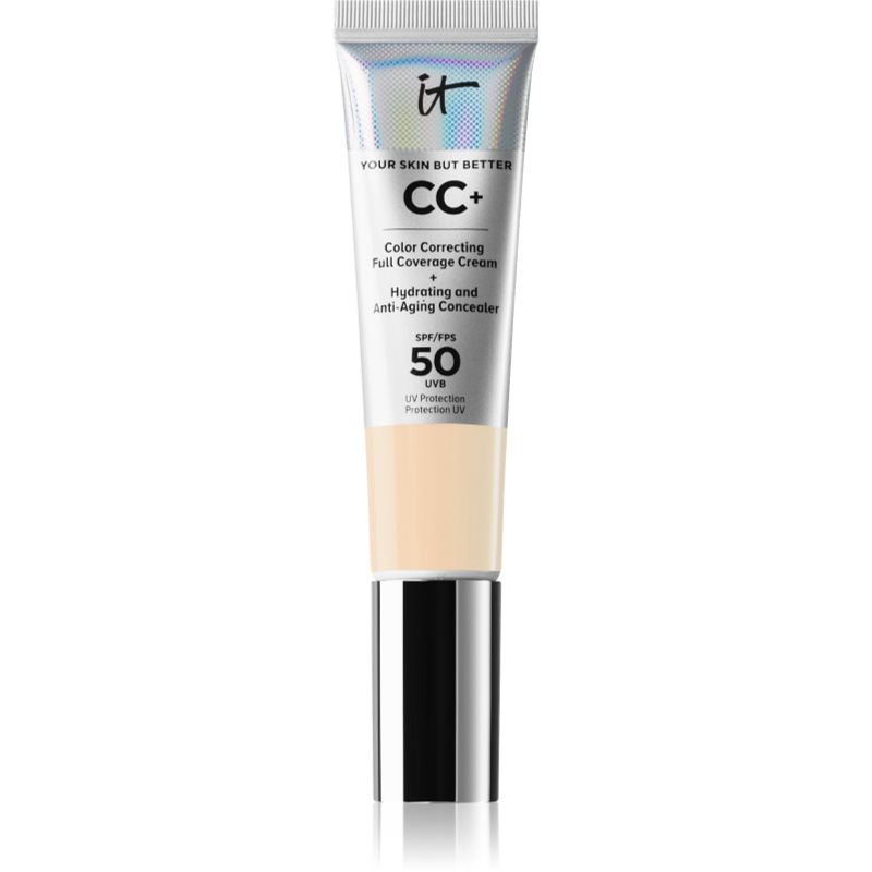 IT Cosmetics Your Skin But Better CC+ fedő hatású alapozó SPF 50+ hölgyeknek Light 32 ml