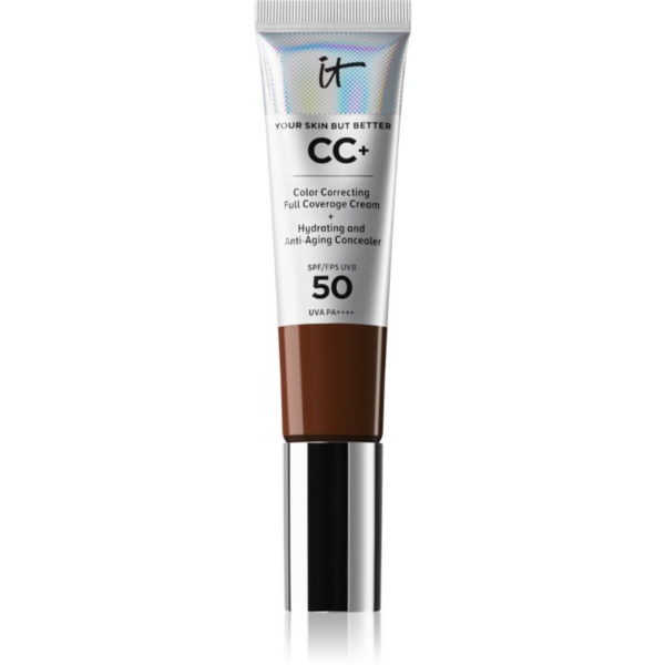 IT Cosmetics Your Skin But Better CC+ fedő hatású alapozó SPF 50+ hölgyeknek Neutral Rich 32 ml