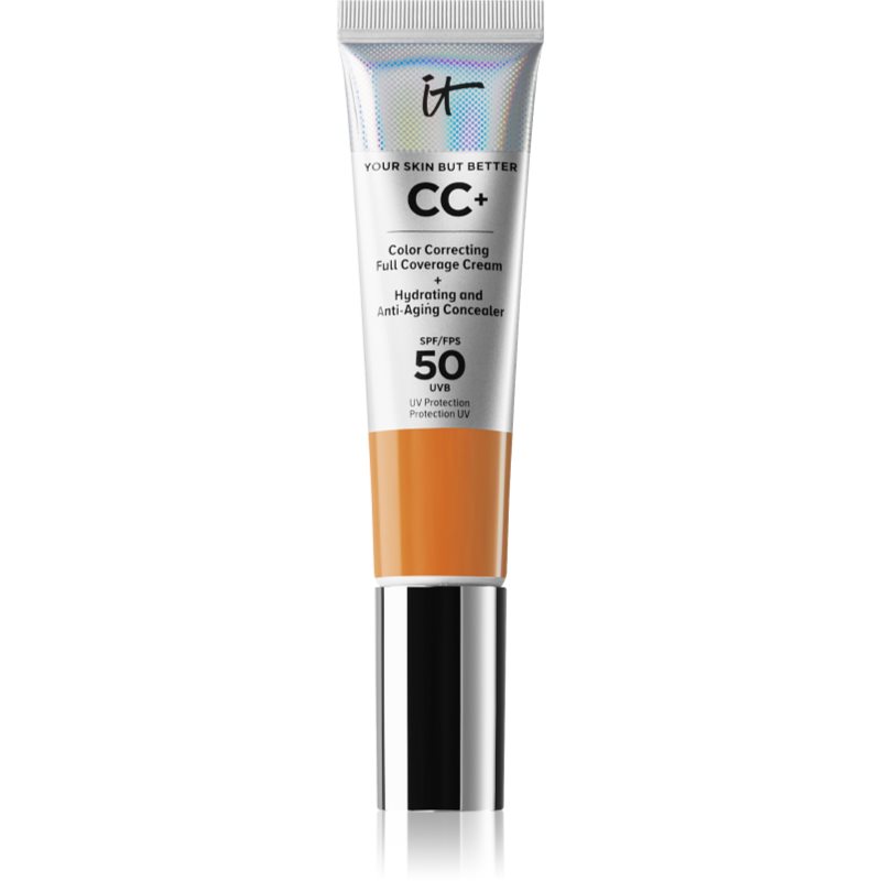 IT Cosmetics Your Skin But Better CC+ fedő hatású alapozó SPF 50+ hölgyeknek Rich 32 ml