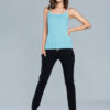 Ibiza T-shirt with narrow straps - mint