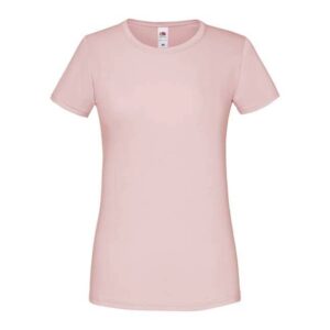 Icon Women's Powder T-shirt in combed cotton Fruit of the Loom