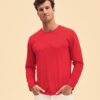 Iconic Fruit of the Loom Men's Red T-shirt