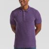 Iconic Polo Friut of the Loom Purple Men's T-shirt