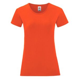 Iconic red Fruit of the Loom Women's T-shirt