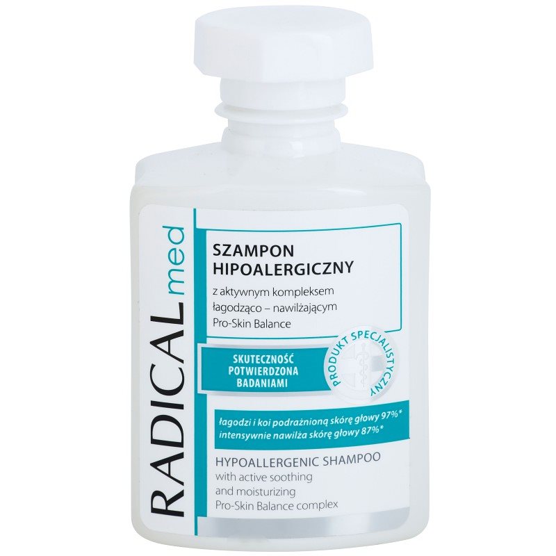 Ideepharm Radical Med Hypoalergenic hipoallergén sampon pikkelysömör ellen 300 ml-Eredeti