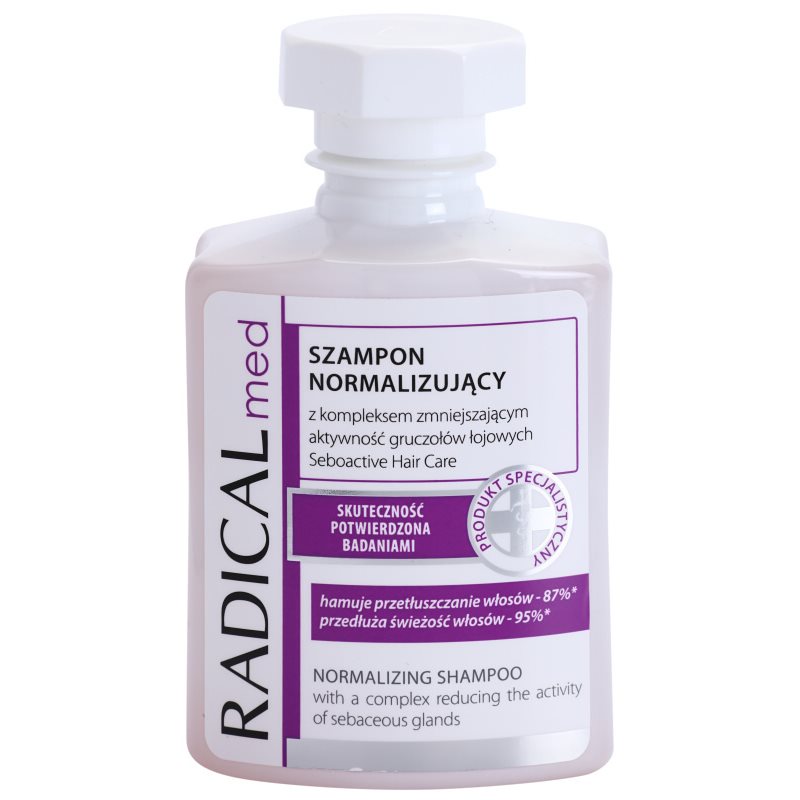 Ideepharm Radical Med Normalize sampon zsíros hajra és fejbőrre 300 ml-Eredeti