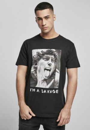 I'm A Savage Tee Black