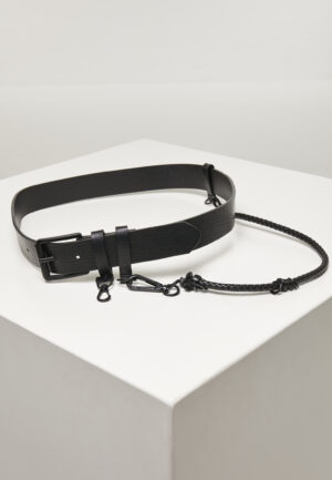 Imitation leather strap with key chain