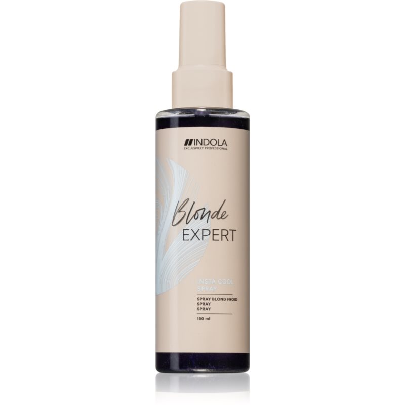 Indola Blond Expert Insta Cool haj spray semlegesíti a sárgás tónusokat 150 ml-Ár
