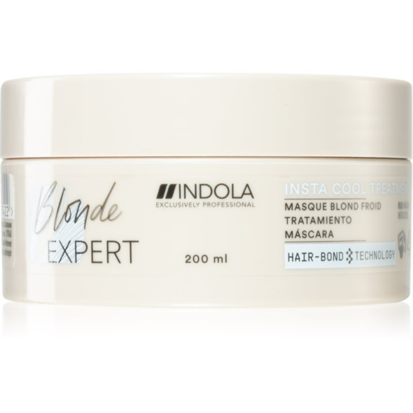 Indola Blond Expert Insta Cool tápláló hajmaszk a szőke hideg árnyalataiért 200 ml-Ár