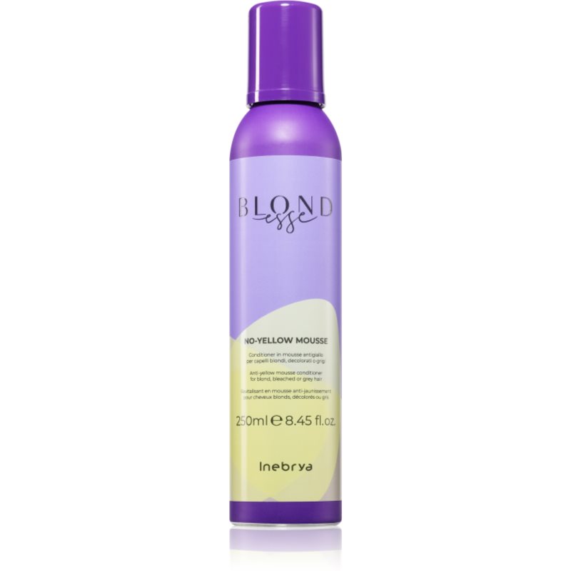 Inebrya BLONDesse No-Yellow Mask habzó kondicionáló semlegesíti a sárgás tónusokat 250 ml-Ár