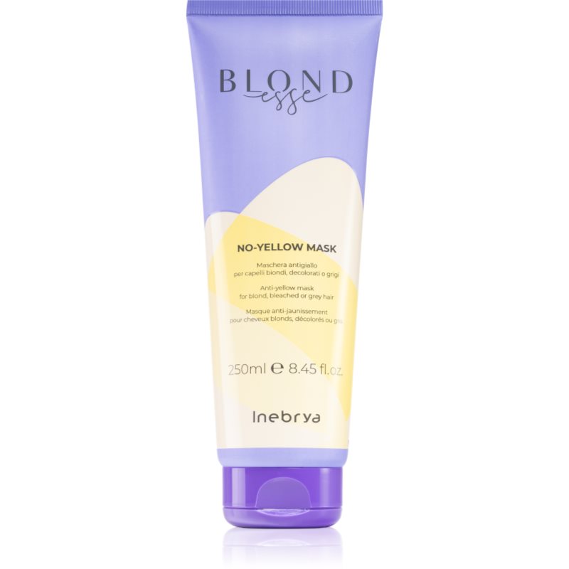 Inebrya BLONDesse No-Yellow Mask haj maszk semlegesíti a sárgás tónusokat 250 ml-Ár