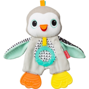 Infantino Cuddly Teether Penguin plüss játék rágókával 1 db-Ár