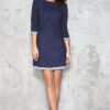 Infinite You Woman's Dress M039 Navy Blue