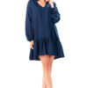Infinite You Woman's Dress M146 Navy Blue