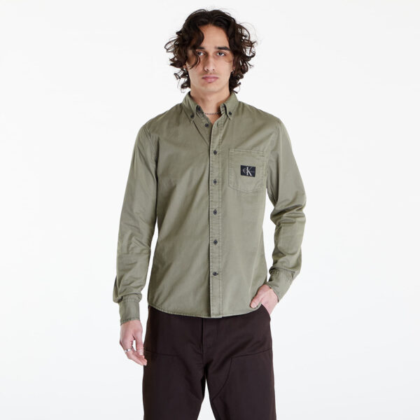 Ing Calvin Klein Jeans Regular Shirt Dusty Olive M-alacsony-ár