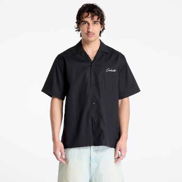 Ing Carhartt WIP S/S Delray Shirt UNISEX Black/ White M-alacsony-ár