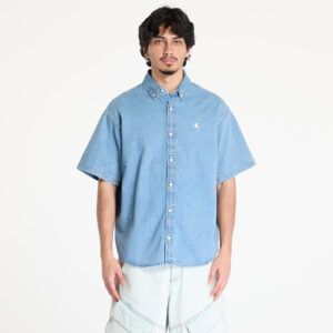 Ing Carhartt WIP S/S Lucas Shirt UNISEX Blue Bleached XXL-alacsony-ár