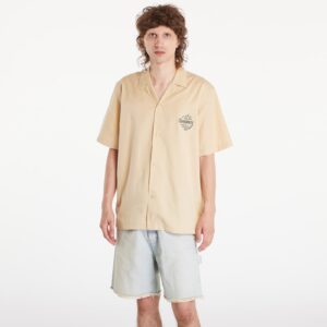 Ing Carhartt WIP Short Sleeve Ablaze Shirt UNISEX Cornsilk/ Black XS-alacsony-ár