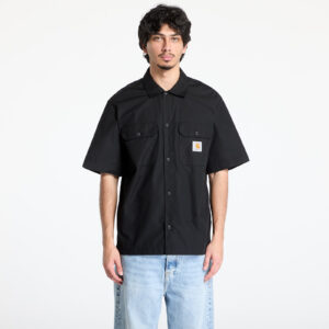 Ing Carhartt WIP Short Sleeve Craft Shirt UNISEX Black S-alacsony-ár